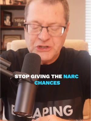 Stop giving the narcissist more chances and leave the narc instead.  . #narc #narcissism #narcawareness #narcissisticabuse #narcissist #narcissistic #narcawareness #narcissisticabusesurvivor #narcissistrecovery #narcissistsurvivor 