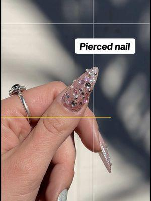 Wait until you see this finished set though ✨ work in progress ✨ #nailinspo #nailideas #nailtutorial #nailart #naildesignideas #nailarttutorial #piercednails #piercingsoftiktok #howto #nails #gelxtutorial nail design ideas, nail inspo, pierced nail