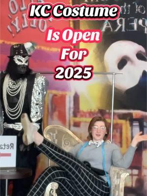 KC Costume is Open & Ready for 2025!!! We have a new door system!  Please Call Us at 816-298-6161 and we’ll come let you into the building! We prize ourselves on having a personalized experience for each customer here at KC Costume! Come on in today!  We also have New Exciting Sales Coming Soon - So Stay Tuned!!! #kccostume #costumeshop #costumes #costumers #costumer #theatre #theatricalcostumes #costume #kc #kcmo #kansascity #musicals #musical #musicaltheatre 