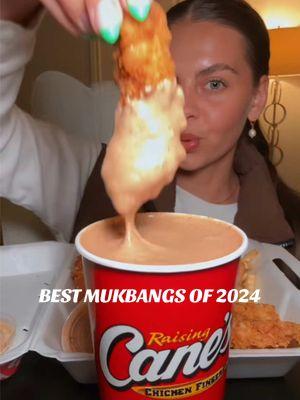 YOUR TOP FAVORITE MUKBANGS OF 2024 🌟🍗🍜🌭🍪🍟 #mukbang #bestmukbangs #raisingcanes #canessauce #buldakramen #wingstopmukbang #wingstopranch #viralfood #satisfyingfood #fypシ゚viral #crumbl  #chipotleburrito #eating 