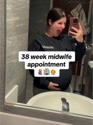 I spent my whole pregnancy wanting to make it to 38 weeks because I had my first at 37 weeks and didn’t feel ready so this is a milestone for me 🥹 new goal is 39 weeks to give baby the most chance to grow but also feeling at peace knowing he could come any day and be perfectly fine 🩵 #38weekspregnant #thirdtrimester #babywatch #9monthspregnant #midwifeappointment #cervicalcheck #fulltermbaby #whenisbabycoming #waitingforbaby #momvlog #pregnantmomvlog #babynumber2 #babyvlog 