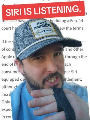 01/03 @ 12:10 PM EST- Apple has agreed to pay $95 Million to settle a lawsuit filed against them in which Siri devices are accused of eavesdropping on consumers to gather their likes, interests, and buying habits. #apple #applelawsuit #siri #sirilawsuit #siriislis #sueapple #applesued 