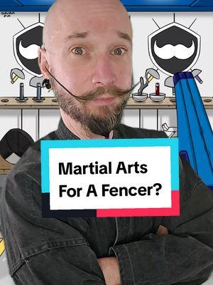 Replying to @_the_magic_man_What martial art would I recommend for a fencer? #fencing #fencer #fencinglife #swordtok #martialarts #blackbelt #combatsports 