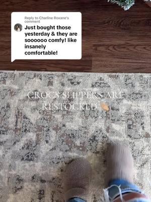 Replying to @Charline Roxane FINALLY RESTOCKED THE CROC SLIPPERS 👏🏼👏🏼 #crocs #crocsslippers 