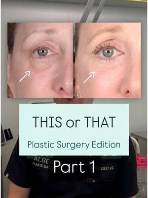 THIS or THAT 🤫 Part 1 Here are some of my personal preferences & recommendations: ▶ Lip Lifts > Lip Fillers ▶ Chin Implant > Chin Fillers ▶ Lower Blepharoplasty > Lower Eyelid Filler Overall, I highly recommend these over their alternatives as they offer long-lasting results that address the root of the problem vs. simply camouflaging it! In the long run, these would be the most optimal options for maintaining your appearance and results for years to come 🙌 Ready to start off the new year with confidence? Consult with us today! 📞 (212)-203-8623 💻 www.albertplasticsurgery.com 📍 950 Park Avenue, New York, NY  #lipfiller #botox #filler #liplift #injectible #chinimplant #chinfiller #chinaugmentation #blepharoplasty #eyelidlift #eyelidsurgery #rhinoplasty #facelift #PlasticSurgery #NYC #beauty #AntiAging #natural #permanentresults #thisorthat 