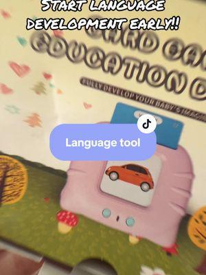 The perfect device for early language development. It’s so cute, easy to use and LOW TECH!! #languagedevelopment #parenthacks #parentingtools #languagetools #languagelearning #learningtoys #TikTokShop #tiktokshopfinds 