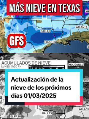 ⛄️ ¿Va a nevar en Texas en los próximos días? Algunos modelos sugieren nieve en varias zonas del sur de los Estados Unidos, incluso el norte de Florida. 🥶 Mientras un evento de frio intenso para muchos, incluso histórico en algunos sitios de Estados Unidos para las primeras semanas de enero. De nuevo Frío para muchos en Estados Unidos y también Florida pues una masa de aire Ártico se moverá por el centro de los Estados Unidos y llegará hasta Florida. Nieve en New York para navidad Donde cer nieve en Navidad. Nieve en Tampa  Nieve en Florida en Enero Nieve en Houston  Nieve en Texas Ya llegó el frío para muchos mientras otros ya tienen bastante frío aquí en los Estados Unidos dejando temperaturas por debajo del punto de congelación, también bajaran las temperaturas en Cuba y partes de México  #Invierno #Nuevosistema  #Cuba #PuertoRico #Chicago #Dallas #TexasFrio #Dominicana #FrenteFrio #Cancun  12/30/2024 PM Navidad 2024 nieve Blanca Navidad Llegó el invierno Frente frio  hacia Cuba Frio Va a Cuba  Frío en Texas frío para Texas Golfo de México ciclones  Lo nuevo del frío  Tempueraturas frías en camino Nuevo frente frío  Mucho frío en Camino Que son los ensembles de los modelos de pronóstico  #Houston #huracanes #Cuba #Florida #corrientesderesaca #playas  #ciclonestropicales #Florida #Nieve #Louisiana #TormentaInvernal #tiempotropical #temporada  #TormentaTropical #Cuba #Louisiana #Cancun #yucatan #Mexico #Temporada #TropicalWeather #ElTiempo #Pronóstico #Parati  #Cancun  #importante #Tampa #Miami #orlando #CapCut #Frio #HuracanInfo #ElProfeDelTiempo  El Profe del Tiempo