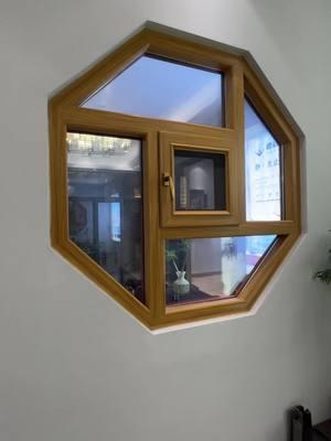 Aluminum windows in woodgrain color #aluminum #window 