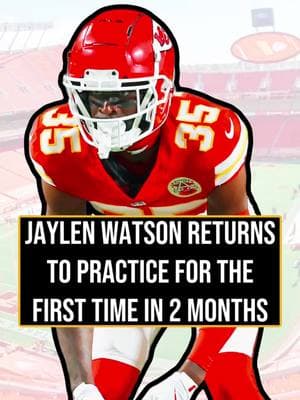 Jaylen Watson returns to practice for the first time in 2 months - #chiefs #chiefskingdom #nfl #nflreels #SuperBowl #ProBowl #kansascity #kansascitychiefs #afc #NFLPlayoffs #kcmo #kc #arrowhead #mahomes #kelce #traviskelce #reid #andyreid #patrickmahomes