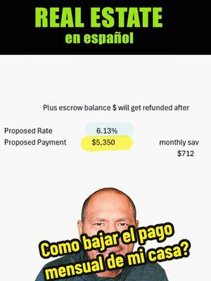 Cómo bajar el pago mensual de mi casa? | Jehison Saenz   #realestateenespanol #MortgageTips #realestate