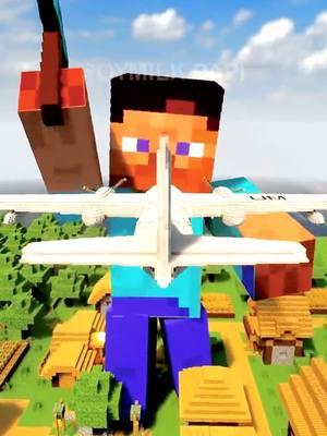 Can Steve Survive Planes? #Minecraft #teardown #fyp #viral #foryou #gaming #funny 