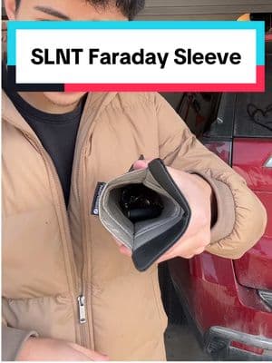 Replying to @Jm. Martinez Foil isn’t practical—it rips easily with keys or wear. The SLNT Faraday sleeve is durable, reliable, and gives you peace of mind every time. #SLNT #faradaybag #faradaysleeve #rfid #rfidblocking 