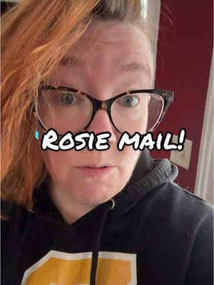 Rosie Mail! Thank you so much! #chf #sickdog #gratitude #thankyou #Wishlist #generosity #community #rosie #rosiethevelvetpig #velvethippo #pitbull #petloss #grief 