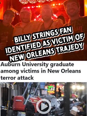 Drew Dauphin, who had been at the Billy Strings New Years Eve concert earlier in the evening, has been identified as one of the victims of the trajedy on New Years morning in New Orleans. This horrific event comes only one year after a similar trajedy following moe.'s New Years Eve show last year in which Justina Hughes and Joshua Orr lost their lives. #billystrings #newyearseve #neworleans #news #NewsUpdate #livemusic #community #foryoupage