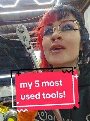 #stitch with @Humblemechanic my 5 most used tools on the daily!! what do you think, are yours similar?? #toolsofthetrade #mechanicsoftiktok #relatable #favoritetools #automotivetools #PistonsAndPixieDust #FayeHadley 