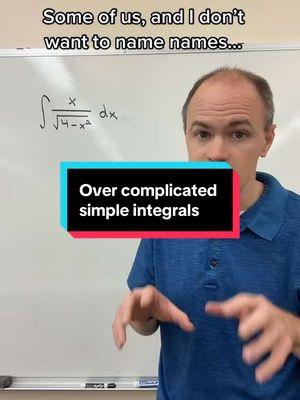 Choose your integration method carefully! #calc #integration #apcalc #math #calctok #mathtok 