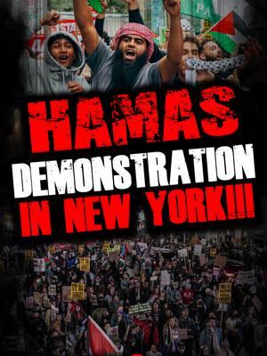 Hamas Demonstration in New York!!! #hamás #newyork #america #breakingnews #josephz