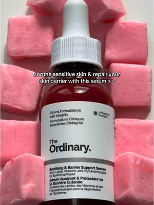 our pink serum 🤝 sensitive skin  #soothingbarriersupportserum #pinkserum #sensitiveskin #theordinary 