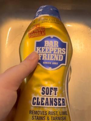 Refresh your sink for the new year with our Soft Cleanser! 🎆🧼 #newyearnewclean #barkeepersfriend #CleanTok 