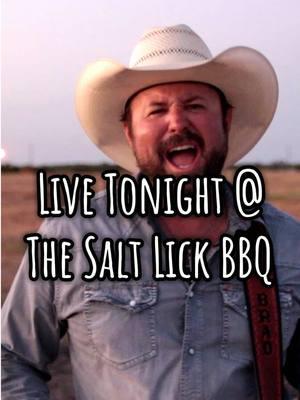 Catch me live tonight @Salt Lick BBQ! #saltlickbbq #livemusic #texaslonghorns #austin