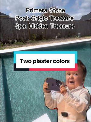 Don’t know what plaster color to choose!? Why not plaster your top two!? Phase(s): Dig,Steel,Gunite, Tile, Coping , Plaster, start up #luxury #swimming #pool #plaster #CapCut #fypシ #god #family #business 