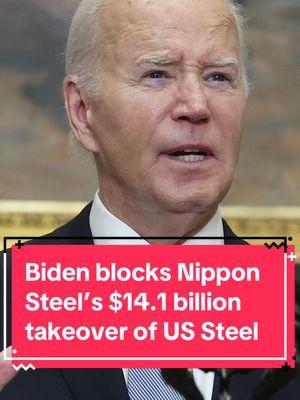 President Joe #Biden has blocked the $14.1 billion sale of United States Steel to Nippon Steel, killing a high-profile deal that sparked a political firestorm and tensions between the #US and #Japan —#business #markets