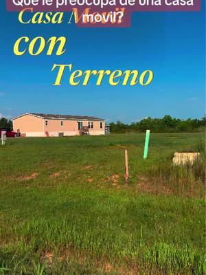 Con una casa movil tambien puede comprar un terreno propio! Imaginese tener su casa y su propio espacio! #casamovil #mobilehome #doublewide #casasmoviles #manufacturedhomes #traila #prefab #singlewide #mobilehomeliving #mobilehomepark 