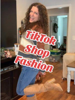 Poof those curls too though👩‍🦱😍 #fashion #fashiontiktok #sweater #jeans #kneehighboots #boots #womenoutfits #outfitideas #tiktokshopfinds #mademyyear #giftguide 