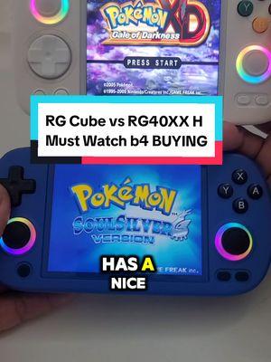 Replying to @shanenutt here's the differences between handheld emulators #rg40xxh #rgcube my favorite console to play your old school consoles #ps1 #nds #ps2 #gamecube retro games come pre-loaded on each one #retrogames  Which one would yall pick⁉️  let me know if you have any questions or games you need me to look up #retrogaming #gaming #emulator #90skids #nostalgia #nostalgic #videogames #handheld #gamingconsole #AnbernicRgcube #giftideas #guygifts #pokemon #holidaygift #bdaygift 