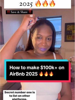 How to make $100k+ on AirBnb in 2025 🤑🤑   I will be hosting a FREE AirBnb masterclass sharing how to be profitable on AirBnb in 30 days  Comment “CLASS” and I will send you the link to sign up  #fyp #rentalarbitrage #airbnbhosts 