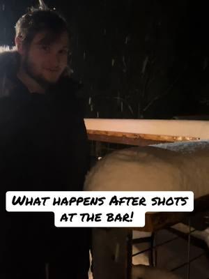 Doing shots and this happens! #snow #hairbyjamie21 #2025 #nightlife #shots