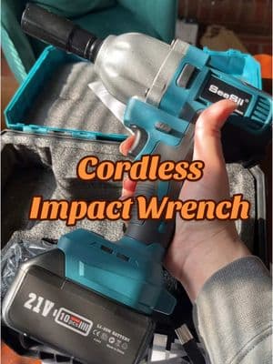 Cordless Impact Wrench,  with built in light forward and reverse 6 sockets recharging you can keep in your car for emergencies! #impactwrench #cordlesstools  #newyeardeals #TikTokShop #tiktokshoptools #tools #electricimpactwrench #tiktokshopfinds #asmr #asmrtools #seesii #seesiitools #seesiicordlessimpactwrench #musthavetools 