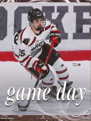 Brown Men’s Hockey Gameday!  Brown Bears VS Union Garnet Chargers  Friday January 3, 2025 7:00 PM EST  Meehan Auditorium  Providence RI #brownuniversity #unionuniversity #ecachockey #collegehockey #meehanauditorium  @Brown University Official @Union University @ecachockey 