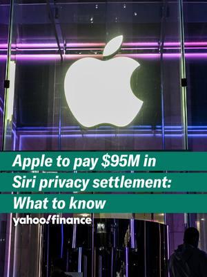 #Apple to pay $95M in Siri privacy settlement. Yahoo Finance's Josh Lipton runs through what to know. #yahoofinance #yahoofinancelive #siri #iPhone #iPad #applewatch #MacBook #iMac #homepods #iPodTouch #AppleTV #applenews #news #icymi