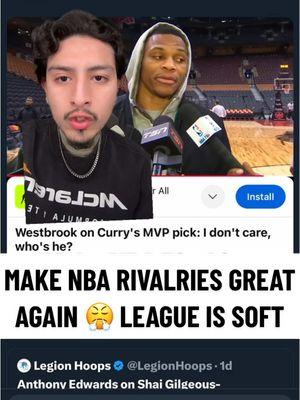 Make NBA Rivalries Great again 🙏 LEAGUE IS SOFT 😐#greenscreen #jaysontatum #nbarivalries #lukadoncic #shaigilgeousalexander #sga #anthonyedwards #shai #draymondgreen #tatum #lebron #russellwestbrook #westbrook #wembanyama #victorwembanyama #chet #chetholmgren #celtics #nbatiktok #nbatok #tatum 