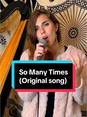 This year I want to share more original music with you 🔥 here is an extract of « So many times » ✨ #workinprogress #somanytimes #harp #originalsong #singingharpist #originalmusic #indiemusic 