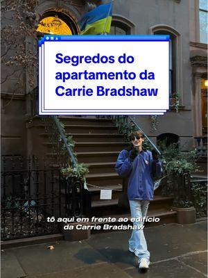 passei na casa da minha amiga Carrie e voltei com curiosidades pras senhoras 🌇 #sexandthecity #carriebradshaw #culturapop #series #bastidores 