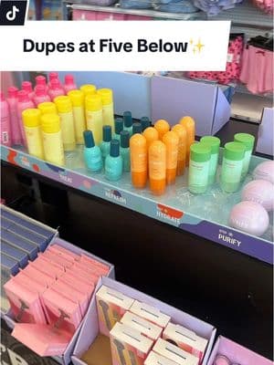 which dupes do you want me to test out?🙈 five below slayed #fivebelow #fivebelowfinds #dupes #fivebelowdupes #dupe #viral #fivebelowshopping #shopping #fyp #foryou #foryoupage #SelfCare 