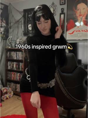 i used to dress 60s sooooo often the makeup is so fun (ignore the smudge on my eye i didnt feel like fixing it lol) #1960s#60s#1960sfashion#vintage#vintagefashion#makeup#grwm#OOTD#makeupartistcheck#alt#goth 