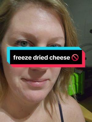 send haaaalp.  #freezedry #harvestrightfreezedryer #freezedriedcheese #cheese 