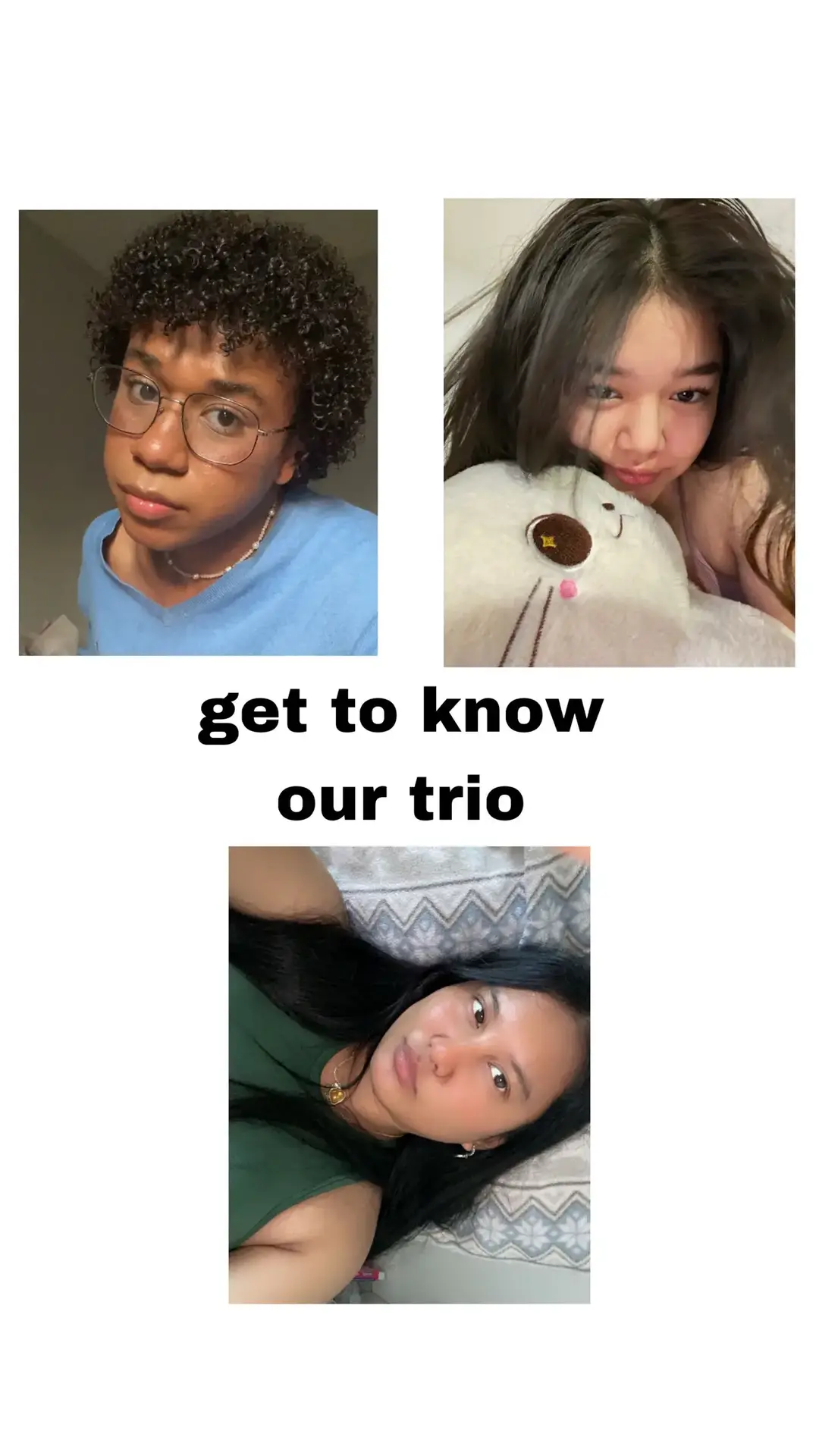 our trio i love them sm 🥹 @soph ✨ @skaye #trio #besties #ineveryuniverse 