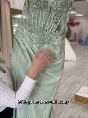 2025 Prom unboxing!  #prom #promdress #prom #arizona #az #bridalshop #glitter #aline #fitted #corset #lace #flowy #promtrend #styles #arizona #promdress 