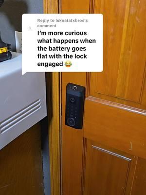 Replying to @lukeatatxbros More fun with a smart video lock#smartlock #tektok #techtok #lotsaplots #informationtechnology #eufysmartlock #videosmartlock #eufysecurity 