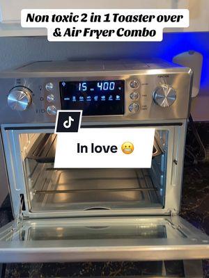 TikTok shop for the win, yet again 😂🙌🏼 #airfryer #bestairfryer #toasteroven #nontoxiccookware #tiktokshopfinds #tiktokshopping 