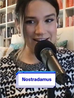 New pod episode drops next week! This one is on Nostradamus’ 2025 predictions. Here’s a sneak peek #nostradamus #tiktokpartner #podcastclip #podcastsforwomen 