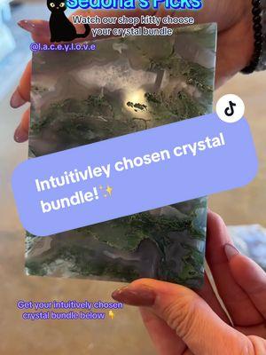 ✨ Sedona, our shop kitty, just picked out the perfect crystal bundle for L.A.C.E.Y.L.O.V.E.! 🐾 These crystals bring transformation, healing, and positive energy. She even added a Green Aventurine Kitty Pendant for extra good vibes and luck! 💎💚 #ShopKittyPicks #CrystalBundle #HealingCrystals #SedonaTheShopKitty #HealingVibes #CrystalMagic #AZStoneCo #crystals #crystalcollection #catsoftiktok #TikTokShop 