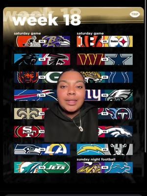 #greenscreen NFL WEEK 18 PREDICTIONS 👀🏈 #fyp #nfl #nflfootball #nflgames #nflseason #nflweek18 #nfltiktok #nflpredictions #nflgamepicks #foryou #foryoupage  