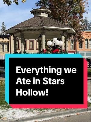 Living our best Gilmore Girls dream, one bite at a time in Stars Hollow! Coffee, Chinese food, and apple tarts never tasted so good. ☕🍔✨ #StarsHollowEats #GilmoreGirlsVibes #warnerbros #lukesdiner #lukeandlorelai #foodtiktok #gilmoregirlstiktok #gilmoregirls 