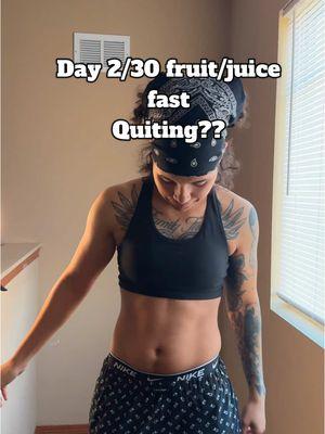 Although I would of loved to follow through with this journey God has redirected me into a different journey. 💛 I’ve been in survival mode for years and honestly I’m still in survival mode its hard to get out of it when you’ve lived in it for long periods of time. Survival mode is my comfort but its no longer what I want to view as comfort. A lot of the decisions we make come from our responses to trauma, etc. So me doing this extreme fast for a long period of time was my own way of putting a lot on my plate because thats what i’m used to. I’m not used to a season of rest, wait, and the storm being over. I’m used to the everyday chaos. This season I learn how to be okay when i’m not fighting in fire. I know God put me in this season for a reason and I will learn everyday how to stop habits that hold on to trauma bonding for myself. Being a mother to my sisters doesn’t end in this season but I have to take care of myself and remain healthy in all aspects for when God says its time again for me to be a full time mother to them.  Thank you to my new trauma therapist who opened my eyes to a new understanding of myself.  I will continue to document this journey.  #fyp #fruitfasting #juicefast #intermittentfasting #trauma #survivalmode 