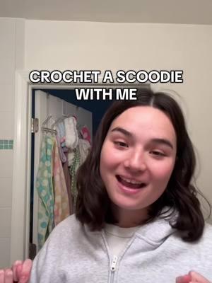 crochet a scoodie with me🧶 pattern by @averpaula  #crochet #scoodie #hood #scarf #crochetproject #craft #knit #knitting #handmade #homemade #fyp #foryou #knitmas 